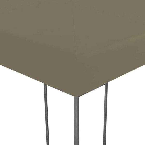 Zahradní altán 3 x 3 m taupe 180 g/m² 312228