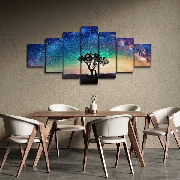 Obraz - Odpočinek pod hvězdami (210x100 cm)