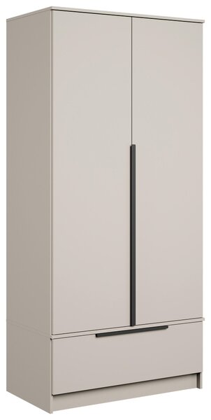 ŠATNÍ SKŘÍŇ, béžová, kašmírová, 90,2/192,9/51 cm P & B - Šatní skříně, Online Only