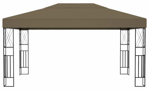 Altán 3 x 4 m taupe textil 312270