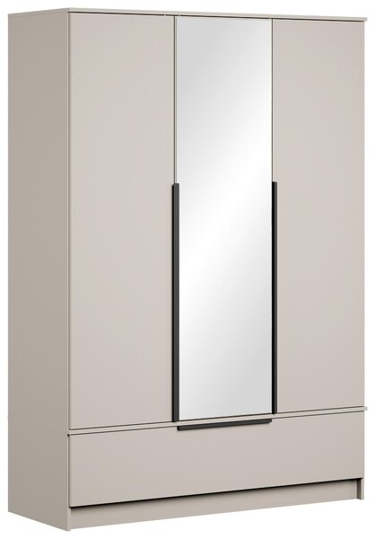 ŠATNÍ SKŘÍŇ, béžová, kašmírová, 134,5/192,9/51 cm P & B - Šatní skříně, Online Only