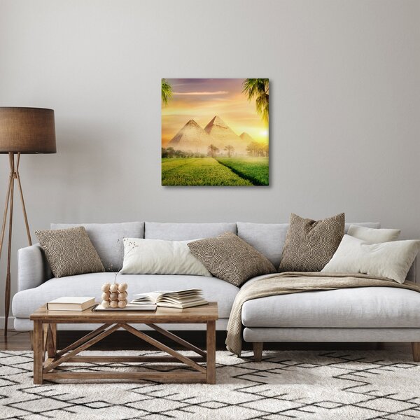 Obraz - Pyramidy (30x30 cm)