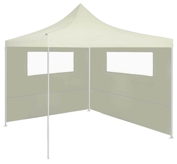 Boční stěna k party stanu s okny 6 x 2 m krémová 3070413