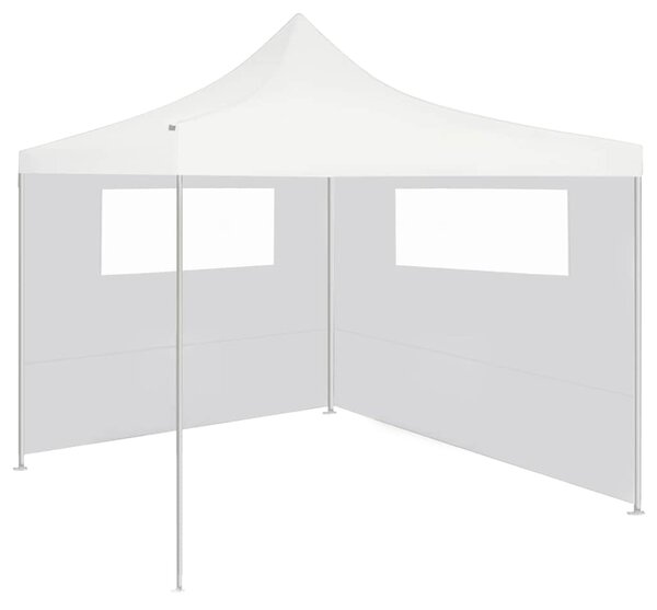 Boční stěna k party stanu s okny 6 x 2 m bílá 3070416