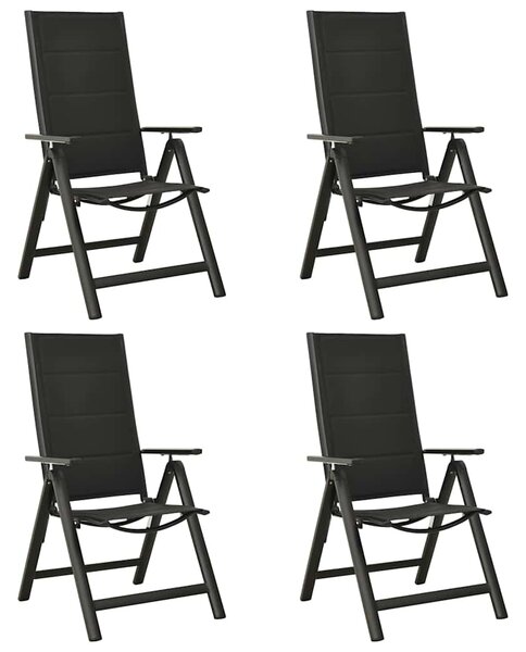 5dílný zahradní jídelní set hliník antracitový 3070634