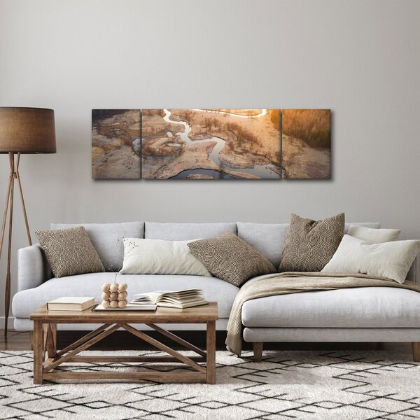 Obraz - Úsvit nad meandry (170x50 cm)