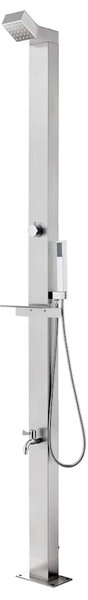 Zahradní sprcha 220 cm nerezová ocel 315939