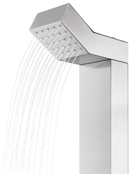 Zahradní sprcha 220 cm nerezová ocel 315939