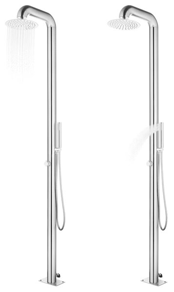 Zahradní sprcha 225 cm nerezová ocel 315941