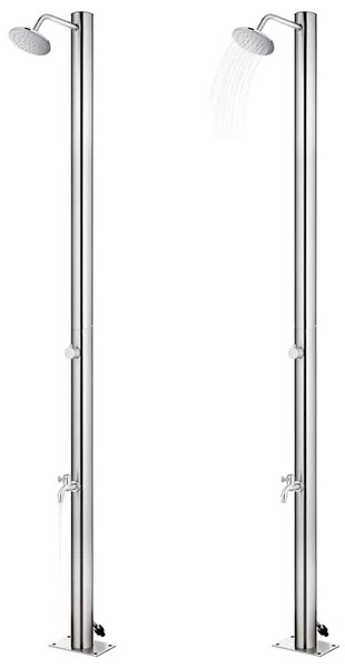 Zahradní sprcha 215 cm nerezová ocel 315940