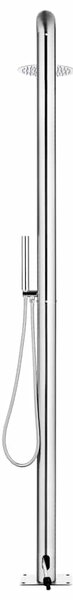 Zahradní sprcha 225 cm nerezová ocel 315941