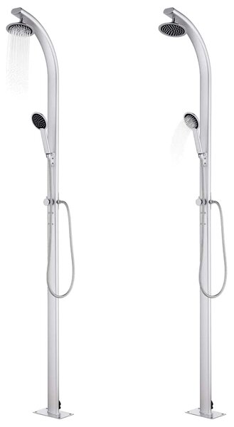 Zahradní sprcha 215 cm hliník 315943