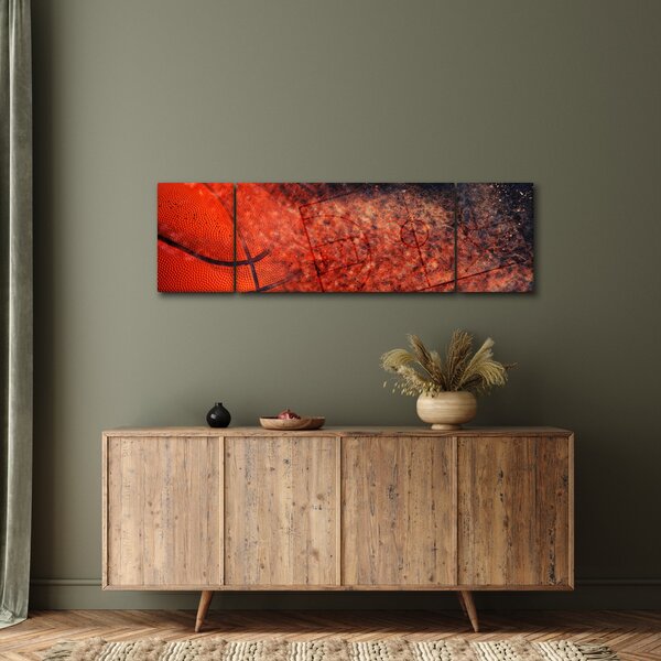 Obraz - Basketbalový míč (170x50 cm)