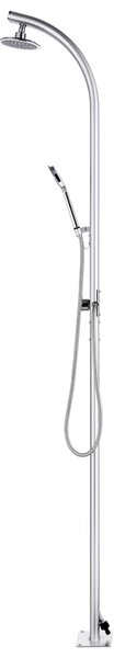 Zahradní sprcha 215 cm hliník 315943