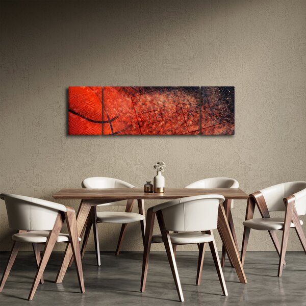 Obraz - Basketbalový míč (170x50 cm)