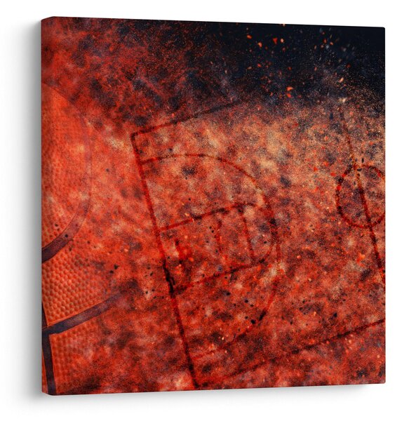 Obraz - Basketbalový míč (30x30 cm)