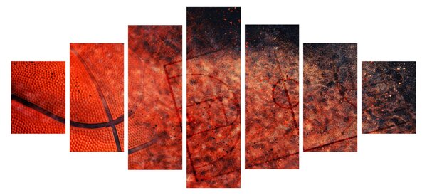 Obraz - Basketbalový míč (210x100 cm)