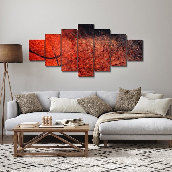 Obraz - Basketbalový míč (210x100 cm)