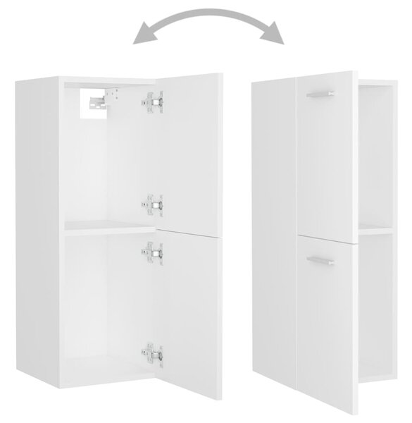 Set koupelnového nábytku bílý dřevotříska 3070901