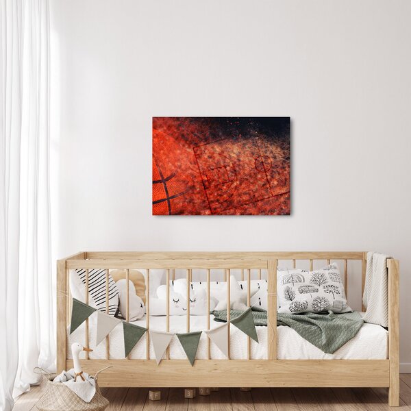 Obraz - Basketbalový míč (70x50 cm)