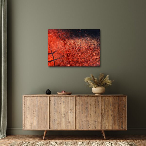 Obraz - Basketbalový míč (70x50 cm)