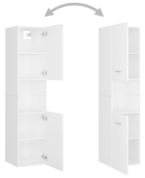 Set koupelnového nábytku bílý dřevotříska 3070946