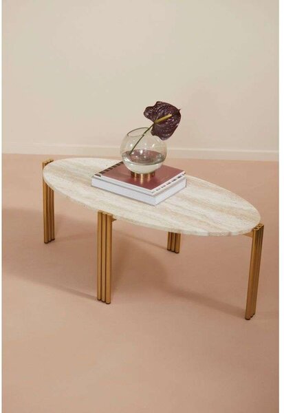 AYTM - Globe Váza w/Stand Ø21xH21 Rose/Gold