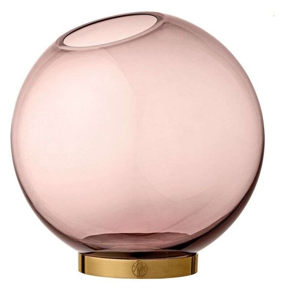 AYTM - Globe Váza w/Stand Ø21xH21 Rose/Gold