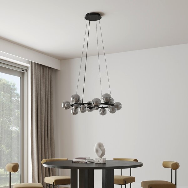 ZÁVĚSNÉ LED SVÍTIDLO, 79,5/150 cm Dieter Knoll - Závěsná světla