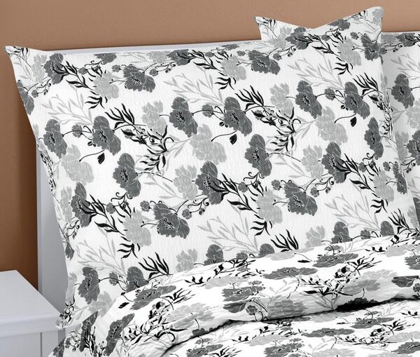 Povlečení krepové Šedá 80/804 - 140x200, 70x90 cm