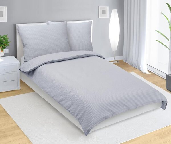Povlečení krepové Šedá 80/800 - 140x220, 70x90 cm