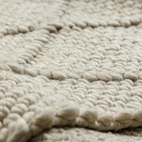 Dywany Łuszczów, Kusový koberec Tahar 99001B cream, 120x180, bílá, ložnice