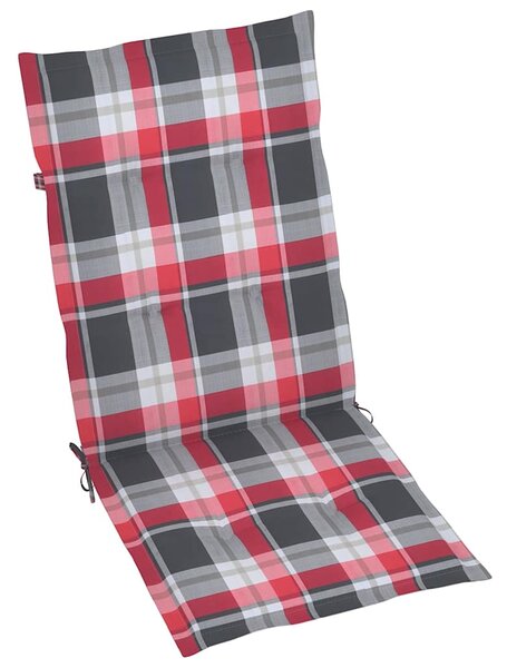 Skládací polohovací křesla s polštáři, 8 ks, masivní teakové dřevo 3072554