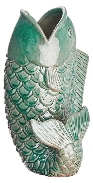 KOI Váza 26 cm - zelená