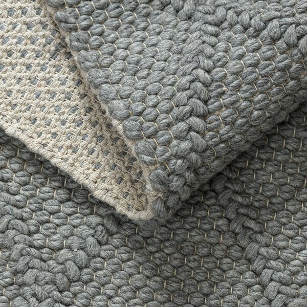 Dywany Łuszczów, Kusový koberec Tahar 99001G grey, 90x150, šedá, ložnice