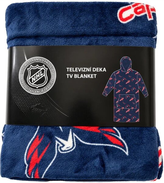 Mikinová televizní deka NHL Washington Capitals - vel. XL