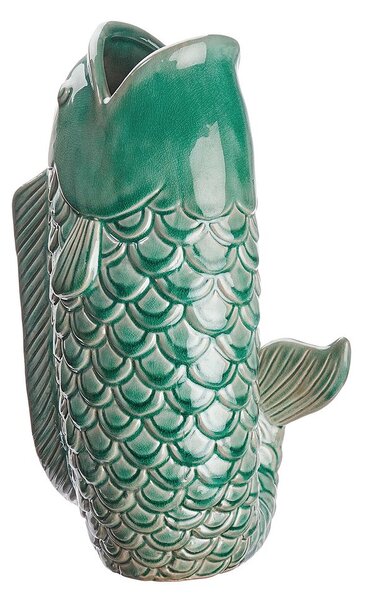 KOI Váza 26 cm - zelená