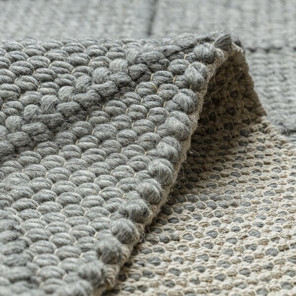 Dywany Łuszczów, Kusový koberec Tahar 99001G grey, 90x150, šedá, ložnice