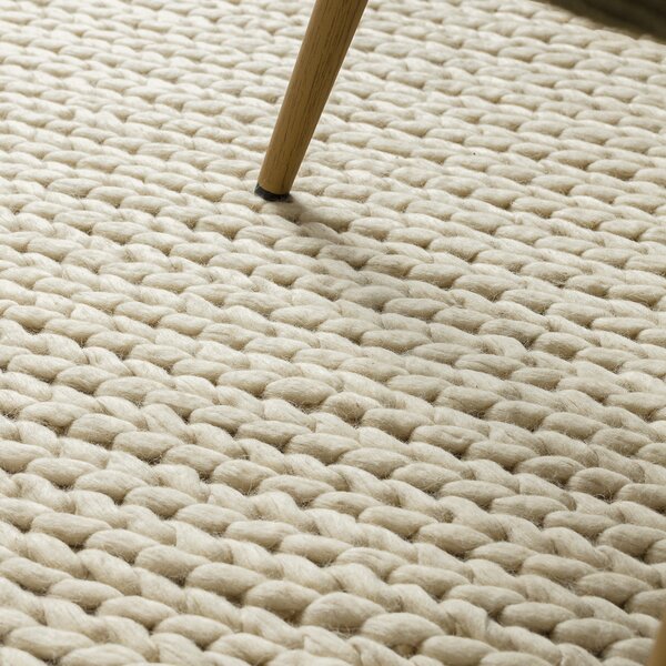 Dywany Łuszczów, Kusový koberec Tahar 99004B cream, 90x150, bílá, ložnice