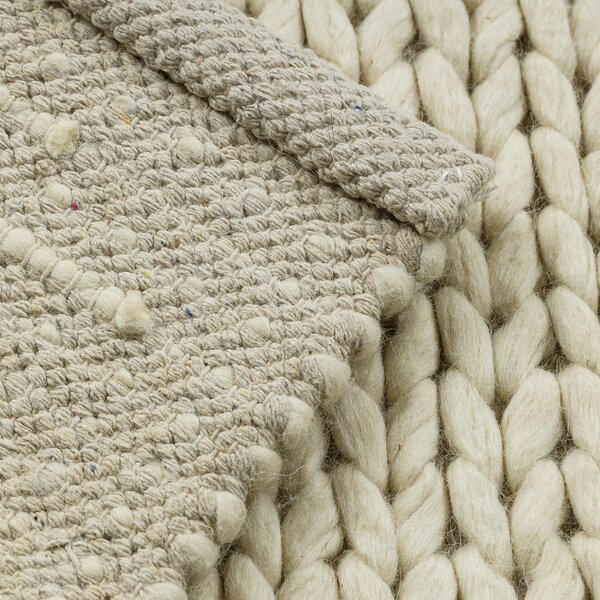 Dywany Łuszczów, Kusový koberec Tahar 99004B cream, 90x150, bílá, ložnice