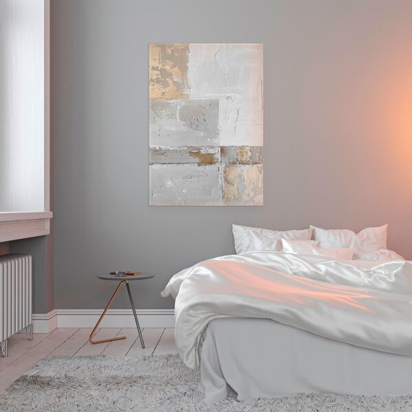 MALBA NA PLÁTNĚ, abstraktní, 70/100 cm Monee - Obrazy na plátně