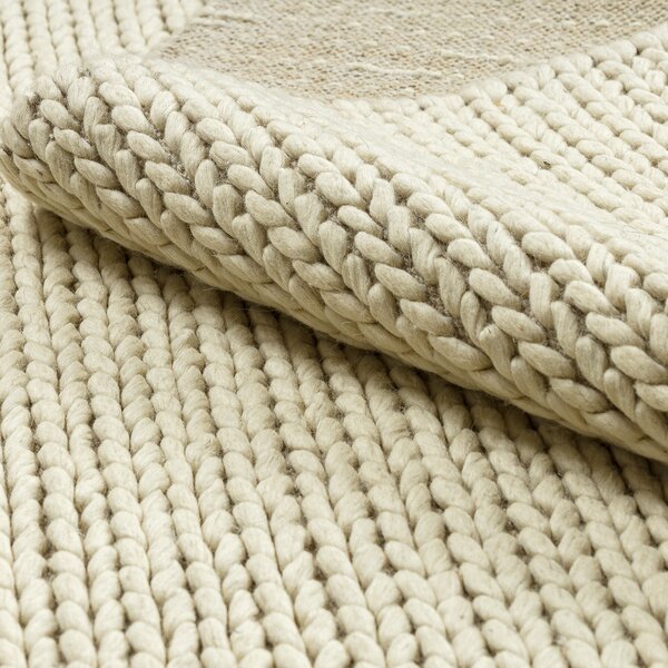 Dywany Łuszczów, Kusový koberec Tahar 99004B cream, 90x150, bílá, ložnice