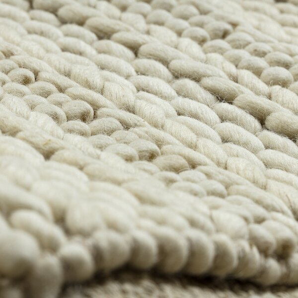 Dywany Łuszczów, Kusový koberec Tahar 99002B cream, 120x180, bílá, ložnice