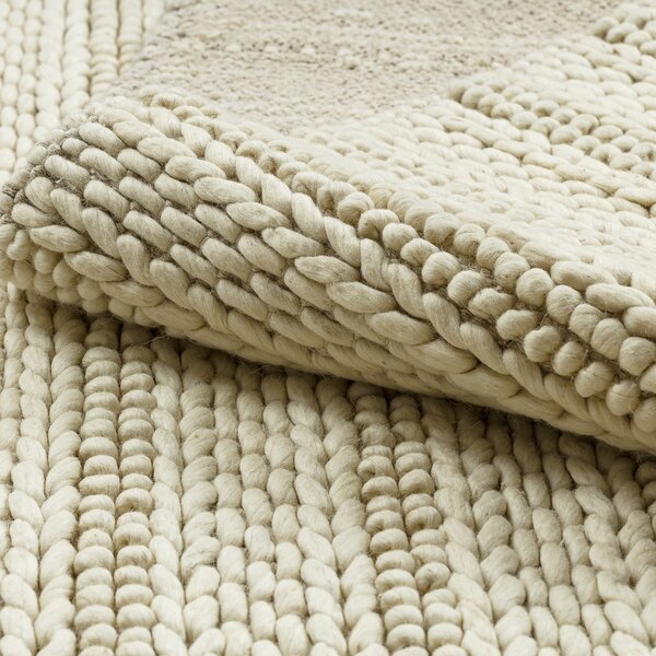 Dywany Łuszczów, Kusový koberec Tahar 99002B cream, 120x180, bílá, ložnice