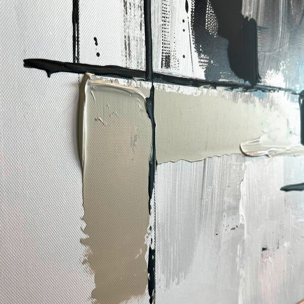 MALBA NA PLÁTNĚ, abstraktní, 70/100 cm Monee - Obrazy na plátně