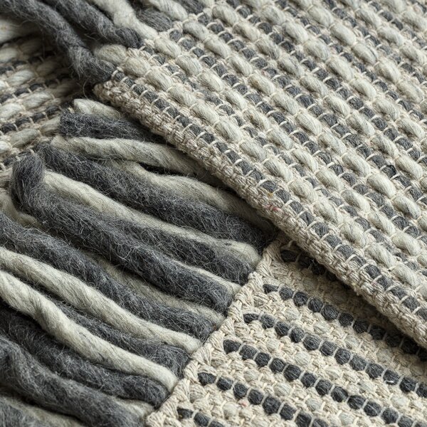Dywany Łuszczów, Kusový koberec Tahar 99003F cream/grey, 90x150, béžová, ložnice