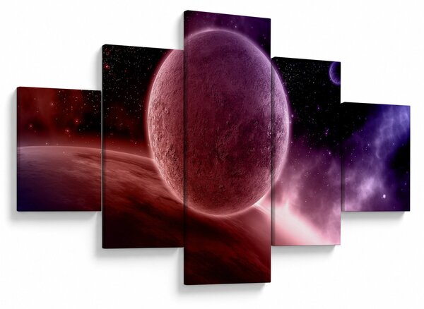Obraz - Planeta (125x70 cm)