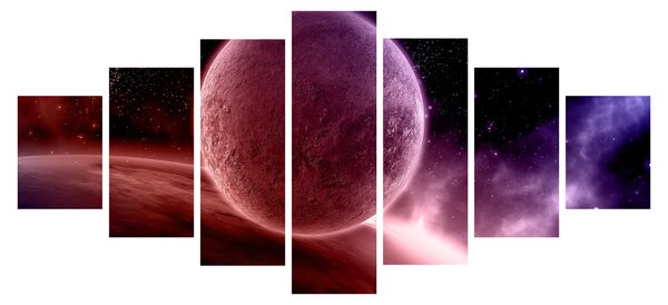 Obraz - Planeta (210x100 cm)
