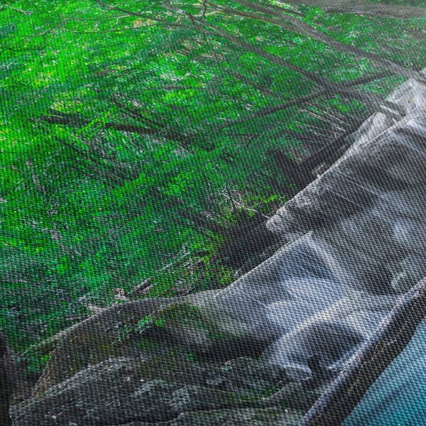 Obraz - Vodopád Erawan, Kanchanaburi, Thajsko (170x50 cm)
