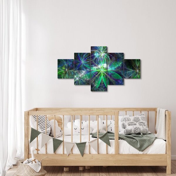 Obraz - Abstraktní geometrické tvary (125x70 cm)